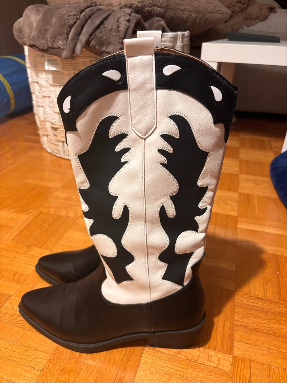 Black & White Cowboy Boots